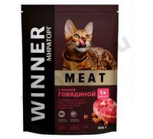 Корм для кошек МИРАТОРГ с сочной говядиной 300г