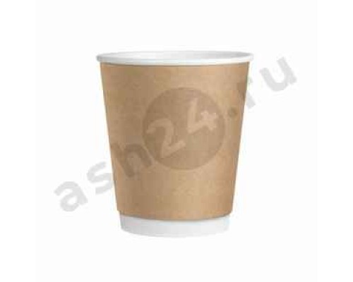 Стакан бумажный ПРОМА крафт 250мл 20шт (упаковка)