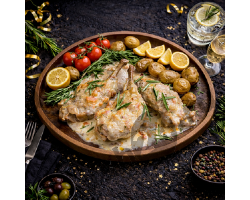 Ножки кролика в сливочном соусе (от 1кг)