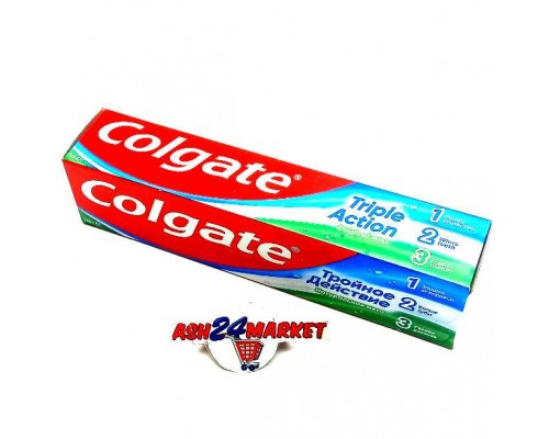 Зубная паста COLGATE тройное действие натуральная мята 154г