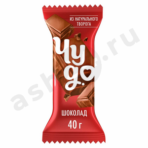 Молочные продукты Сырок ЧУДО шоколад 40г (0307)