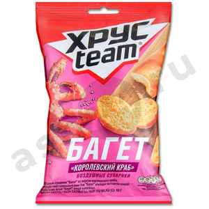 Сухарики ХРУСТИМ королевский краб 60г