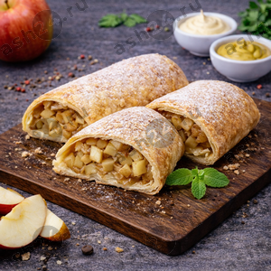 Выпечка Штрудель с яблоком