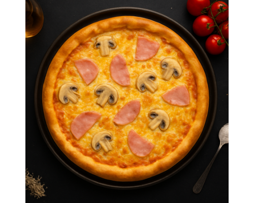 Пицца Ветчина грибы 35см