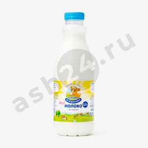 Молочные продукты Молоко КОРОВКА ИЗ КОРЕНОВКИ 2,7% 900г бутылка (2901)