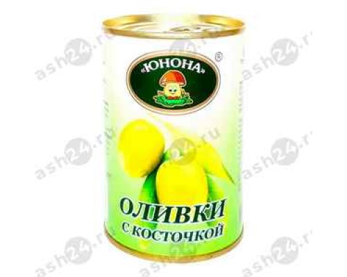 Бакалея Консервы Оливки ЮНОНА б/к 300г ж/б