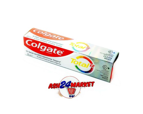Зубная паста COLGATE total чистая мята 50мл