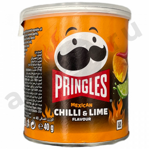 Снеки Чипсы PRINGLES чили и лайм 40г