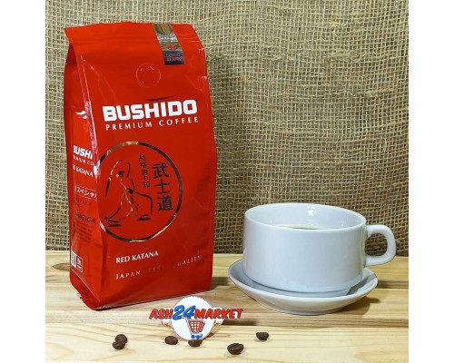 Кофе BUSHIDO red katana зерна 227г м/у