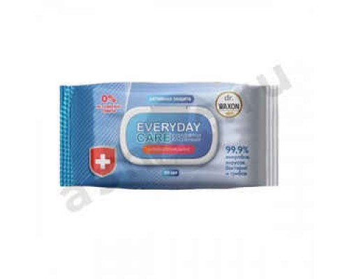 Салфетки влажные DR.WAXON антибактериальные 80шт