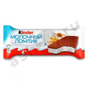 Молочные продукты Пирожное KINDER бисквитное ломтик 28г