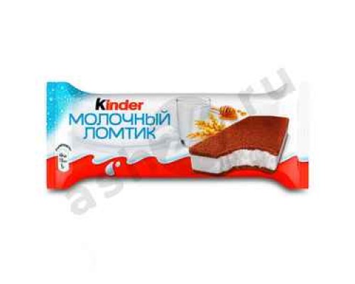 Молочные продукты Пирожное KINDER бисквитное ломтик 28г