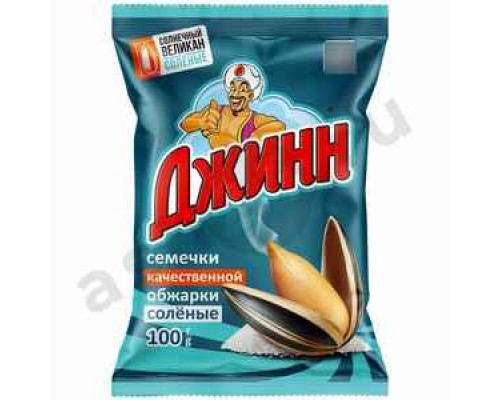 Семечки ДЖИН великан соленые 100г