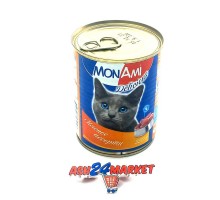 Корм для кошек MonAmi мясное ассорти 350г