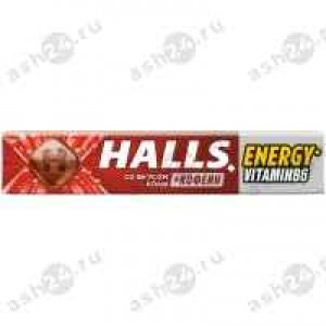 Сладости Леденец HALLS кола