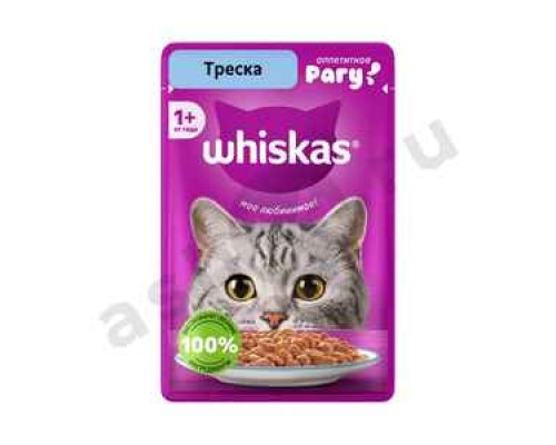 Корм для кошек ВИСКАС аппетитное рагу треска 75г