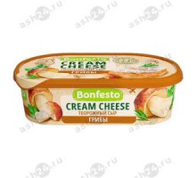 Сыр творожный BONFESTO грибы 140г (2682)