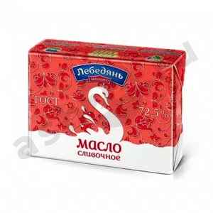 Молочные продукты Масло сливочное ЛЕБЕДЯНЬ 72,5% 180г