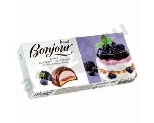 Десерт BONJOUR черника-ежевика 232г коробка