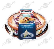 Пирог каталонский KOVIS черника с йогуртовым кремом 400г