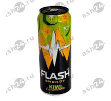 Энергетик FLASH ENERGY киви 0,5л ж/б