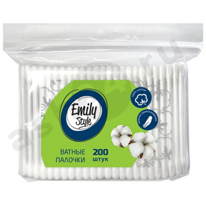 Химия Ватные палочки EMILY STYLE 200шт