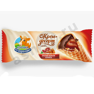 Молочные продукты Крем-десерт КОРОВКА ИЗ КОРЕНОВКИ апельсин 40г