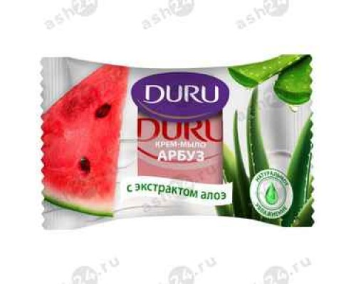 Крем-мыло DURU арбуз с экстрактом алоэ 80г