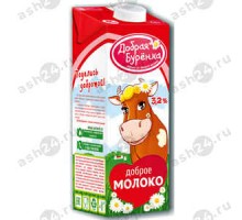 Молоко ДОБРАЯ БУРЕНКА 3,2% 1л т/п