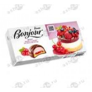 Сладости Десерт BONJOUR ягоды 232г коробка