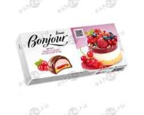 Сладости Десерт BONJOUR ягоды 232г коробка