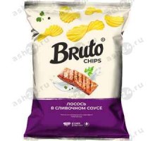 Чипсы BRUTO лосось в сливочном соусе 120г