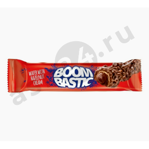 Сладости Батончик BOOM BASTIC фундучный крем воздушный рис 32г