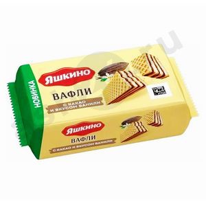 Сладости Вафли ЯШКИНО какао ваниль 200г
