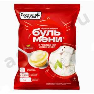 Полуфабрикаты Бульмени ГОРЯЧАЯ ШТУЧКА с говядиной и свининой 700г