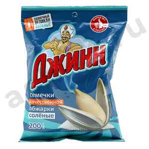 Семечки ДЖИН великан соленые 200г