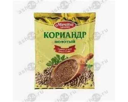 Приправа Кориандр молотый МЕЧТА ГУРМАНА 20г