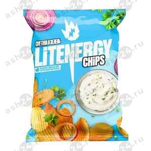 Чипсы LIT сметана и зелень 120г
