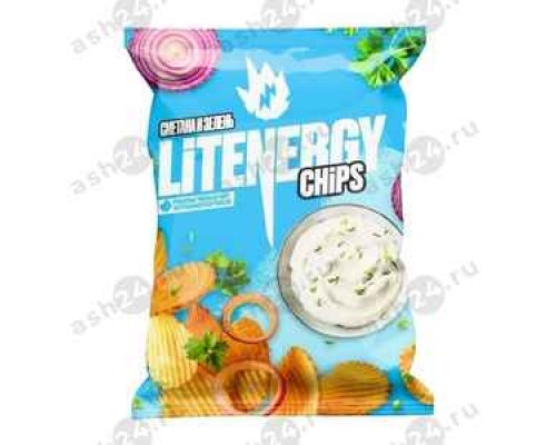 Чипсы LIT сметана и зелень 120г