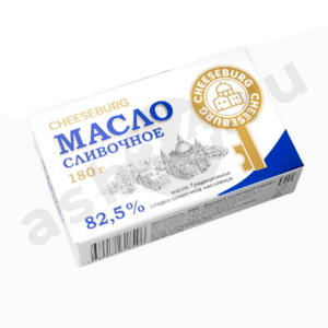 Молочные продукты Масло сливочное CHEESEBURG 82,5% 180г
