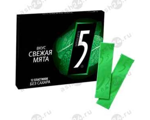 Жевательная резинка РИГЛИ ФАЙВ свежая мята