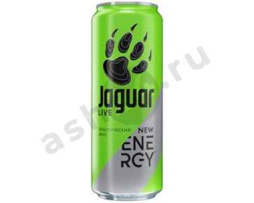 Напитки Энергетик ЯГУАР лайв 0,5л ж/б (2630)