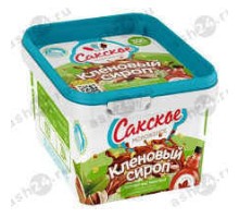Мороженое САКСКОЕ пломбир фисташковый кленовый сироп 350г (0101)