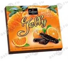 Конфеты COUTURIES JELLY желейные апельсин 155г коробка
