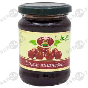 Бакалея Консервы Джем ЮНОНА вишня 310г с/б