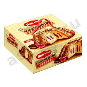 Сладости Кекс ЯШКИНО итальянский вишня шоколад 500г коробка