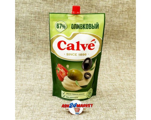Майонез CALVE оливковый 67% 400г