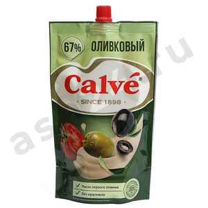 Бакалея Майонез CALVE оливковый 67% 400г м/у
