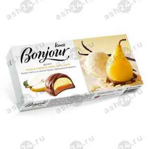 Десерт BONJOUR груша ваниль 232г коробка