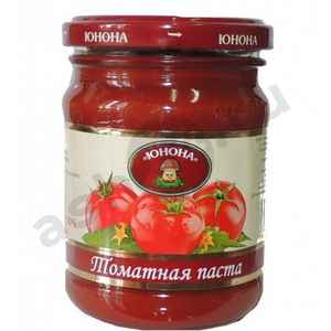 Бакалея Томатная паста ЮНОНА 280г с/б
